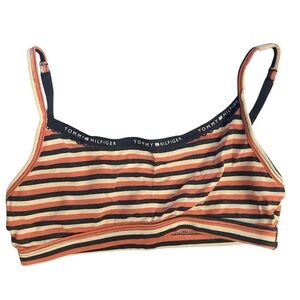 Tommy Hilfiger girls training bra orange blue